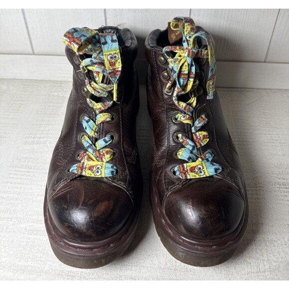 Dr. Martens Other - Vintage Dr Doc Marten's Boots Leather Brown 8287 England Grizzly Men's Size 8